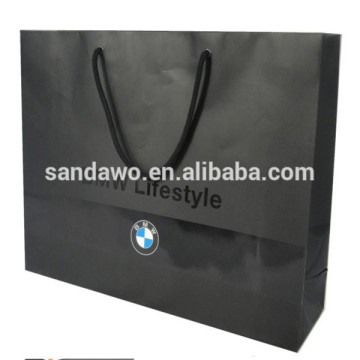 Wholesale Luxury slogan customized paper bag