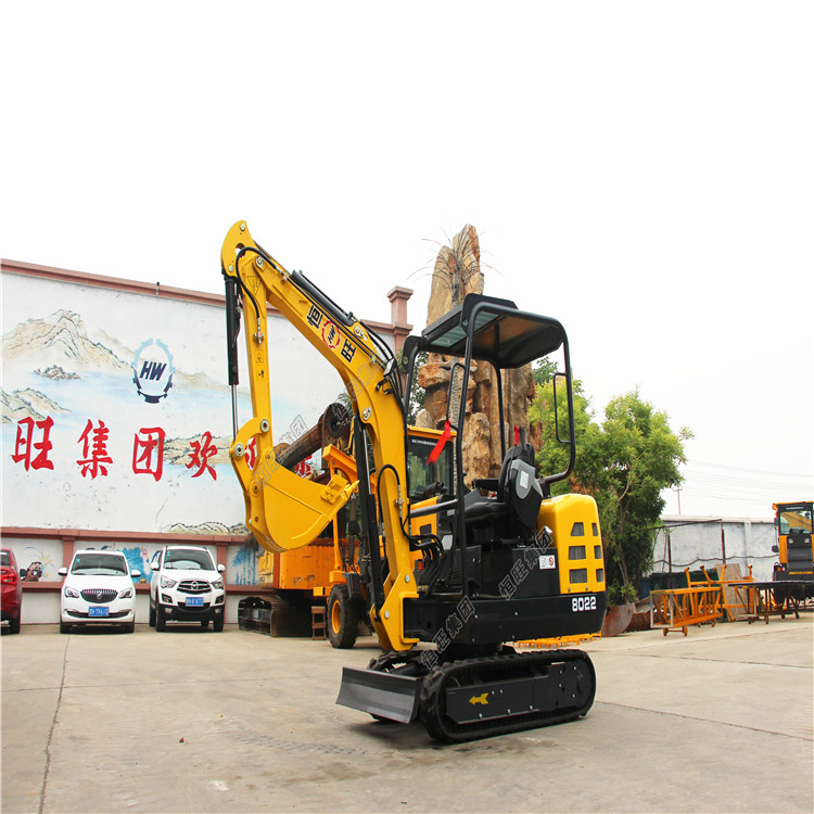 360 degree rotation 1.8ton mini excavator made in China