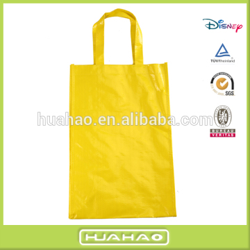 laminated plastic pp woven shopping tote cloth bag