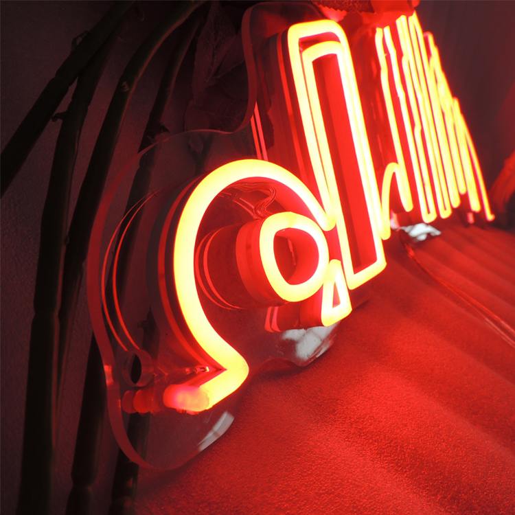 Dropshipping multicolor 3D flexible acrylic neon beer sign letters board led light custom neon signs