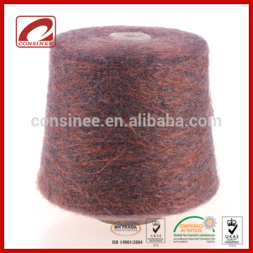 high end sweater use containing 38%Wool 23%Kid Mohair fancy yarn a plus mohair