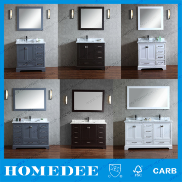 Solid Wood  Bathroom Vanity Storage Bathroom Vanity Sets