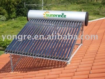 Non pressure solar water heater solar energy systems