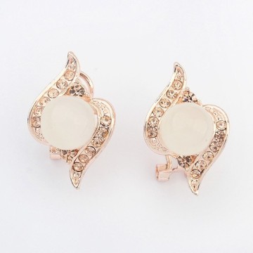 2015 good design earring opal jewelry fashion earring wholesale