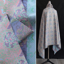 Imitation Song Brocade Jacquard Satin Chinese Cheongsam Jacket - National Style Hanfu Garment Fabric