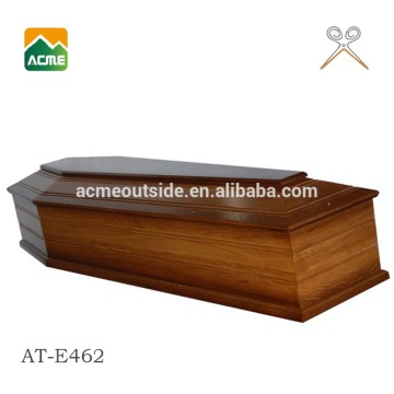 AT-E462 luxury corrugated cardboard coffin supplier