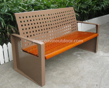 Outdoor wooden bench antique wooden bench