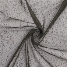 High quality hexagonal tulle with gold dot printed