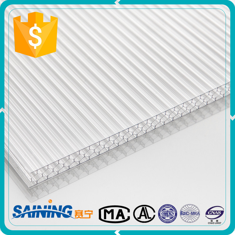 Trade assurance 10mm Honeycomb Hollow Polycarbonate Sheet Price