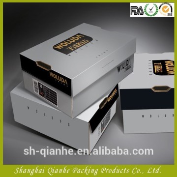 Corrugated paper box for shoe packaging