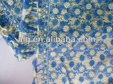 2013 Chemical Lace,Water Dissolving Lace,Water Soluble Lace,C47, BLUE_CREAM