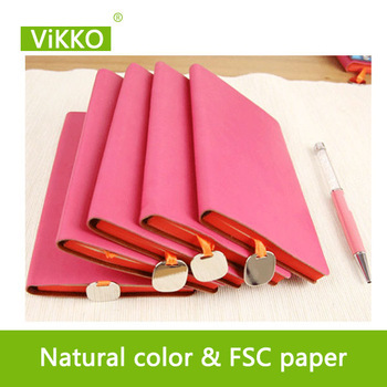 Cheap bulk subject pu cover notebooks printing