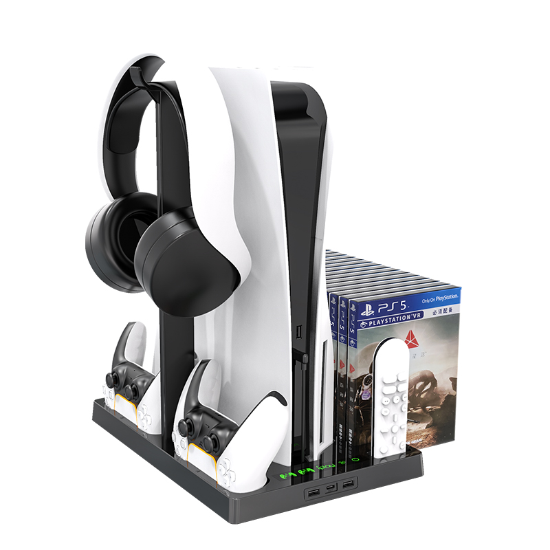 PS5 Vertical Stand with game card slots 