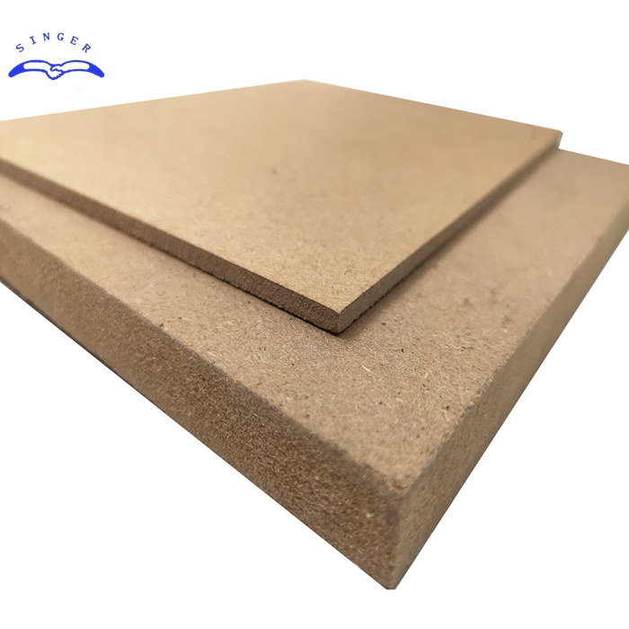 Qinge high quality plain mdf factory mdf board melamine mdf with CE certificate