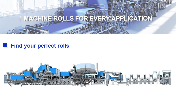 Roll Towel Paper Making Machine Carbon Steel/Cast Iron Sheel Smoothing Press Roll For Paper Making Machine