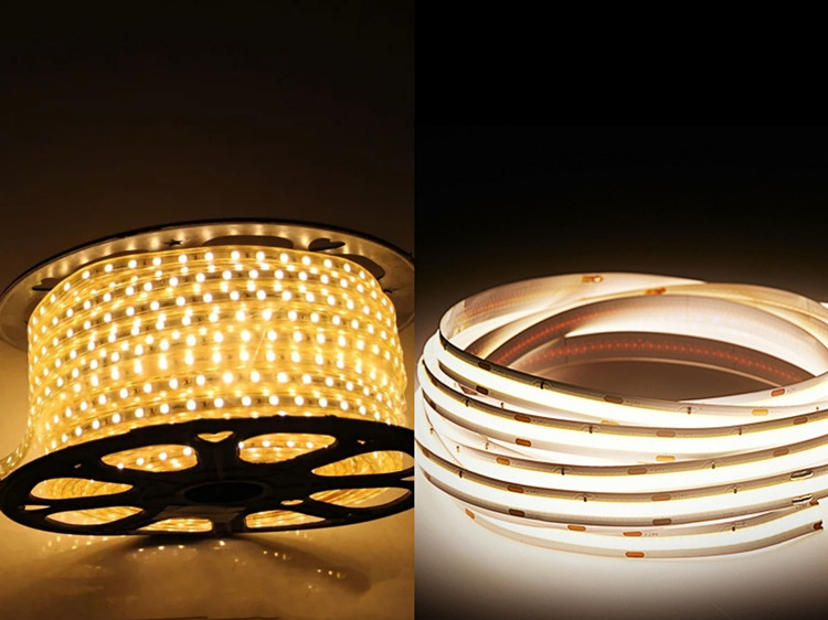 Kilang COB COB Flex LED Strip fleksibel kalis air fleksibel 384 LED/M FPC COB LED jalur lampu