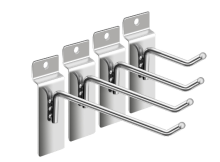 Metal Supermarket Wall Hanging Display Garment Hooks