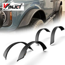 NFB01H104 Aggressive Round Edge Texture Matte Solid Steel Fender Kit for Bronco