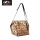 Geometric PU golden color waterproof luxury handbag