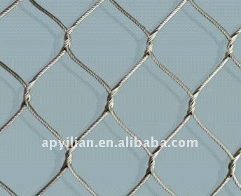 Professional flexible stainless steel rope net mesh with high quality