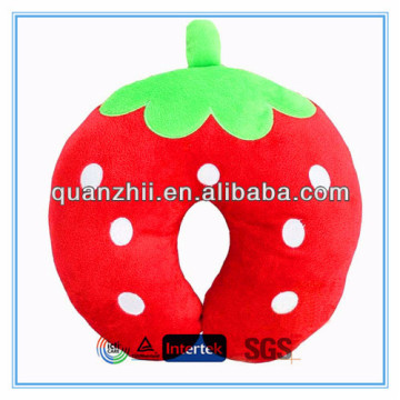 Stuffed strawberry plush toy soft cushion
