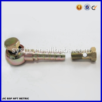 Metric BSP threaded standard hydraulic banjo fitting