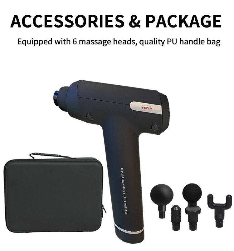 new product ideas 2020 Rapid recovery back massager handheld CORDLESS message gun