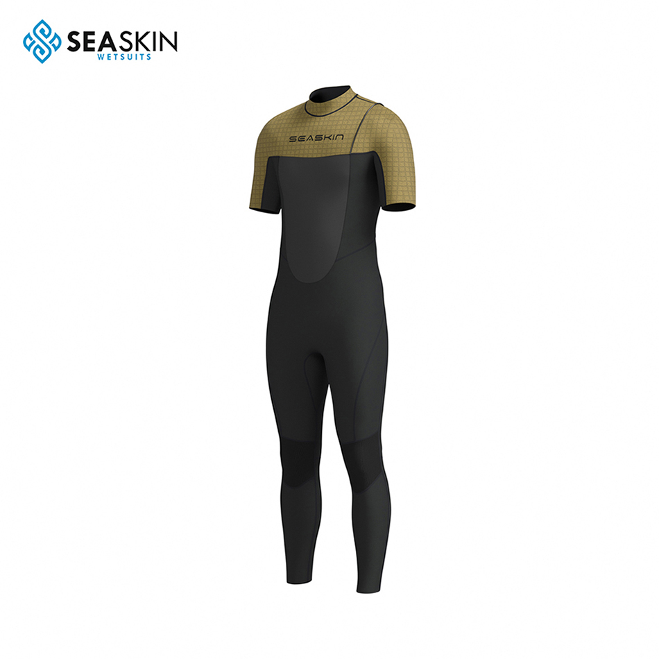 Seasin Swimming Suit Short Sleeve Spring Wetsuit