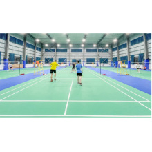 piso da corte de badminton mais absorção de choque