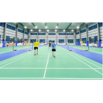 Lantai Pengadilan Badminton digunakan dalam ruangan