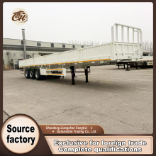 3 axle side wall cargo trailer