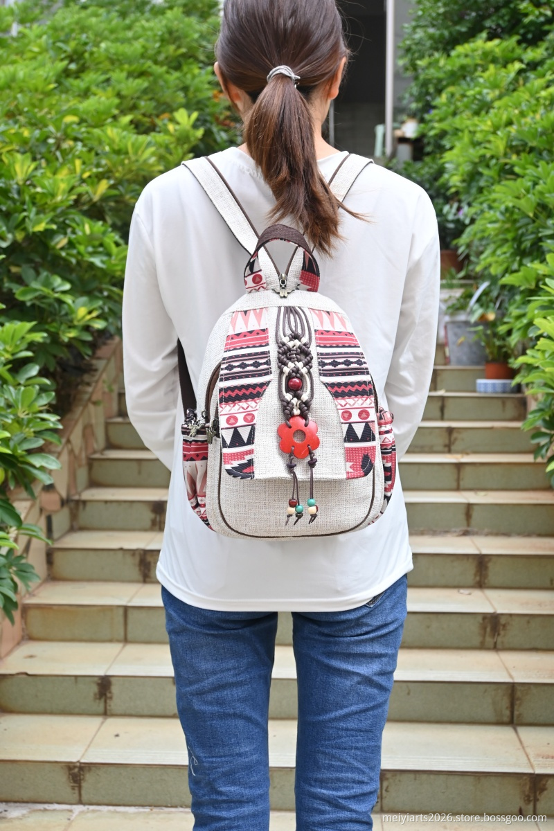 Handmade Woven Backpack Handmade Woven Backpack