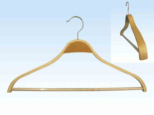 Laminated wooden hanger zyw-l-016