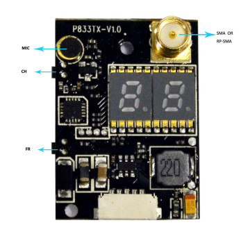 5.8GHZ 500mw 40CH Fpv Digital Video Transmitter Fpv High Quality Digital Video Transmitter Fpv