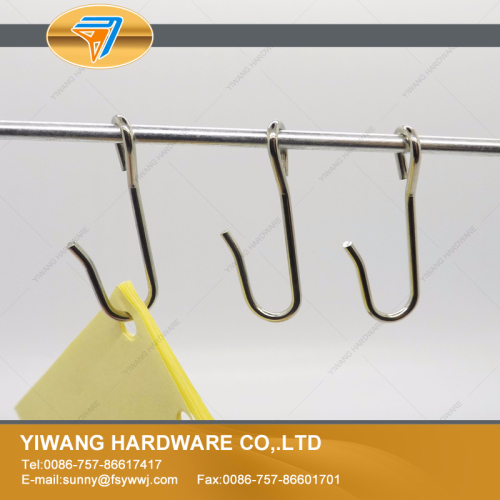 10 years manufacturer high quality s shape metal spring hook