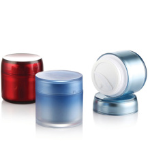 Custom Double Wall Facial Mask Jar with Spatula - PMMA Plastic Face Mask Container