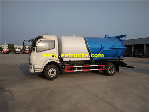 4500L 120HP الروث شفط شاحنات الصهريج