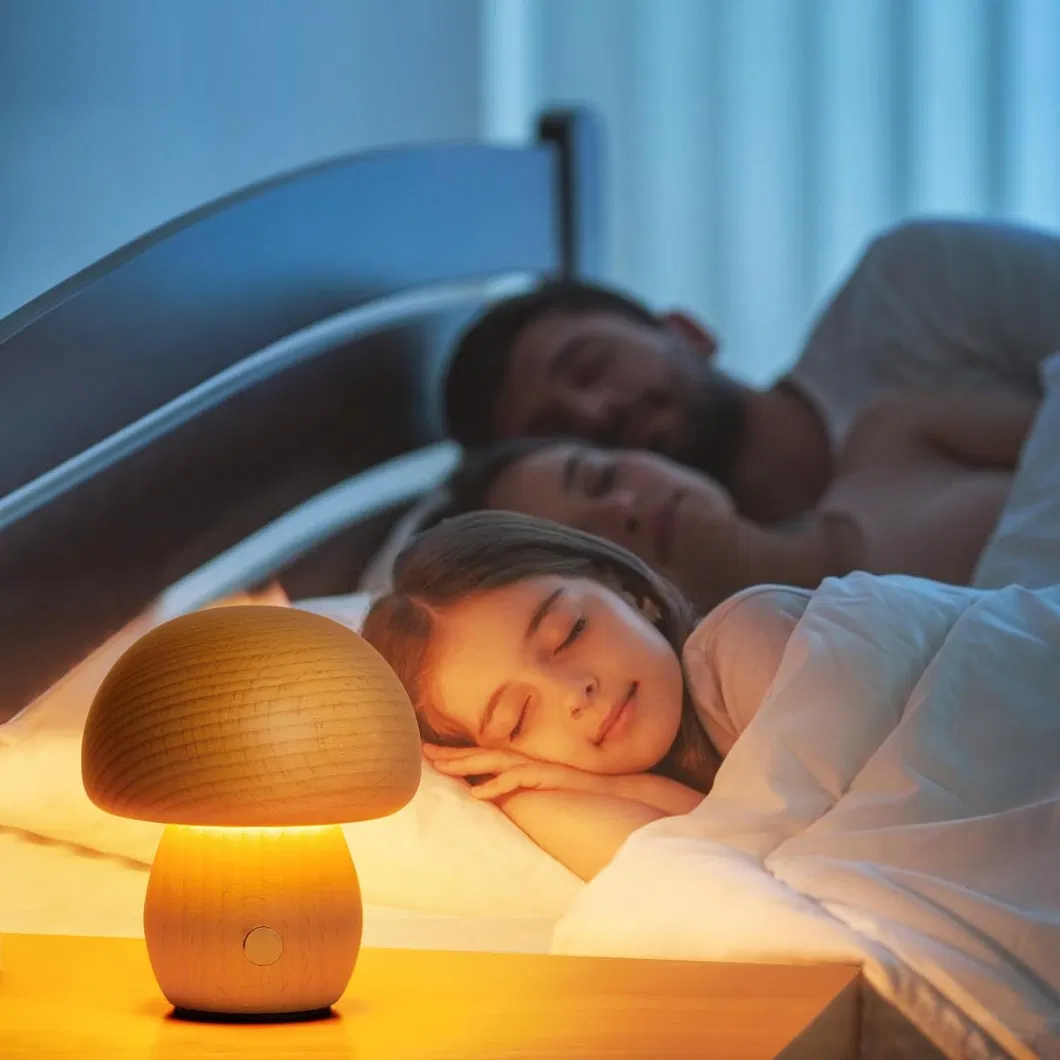 Modern Rechargeable LED Mushroom Lamp for Stylish Home Decor