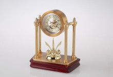 Brass Tabletop Clock