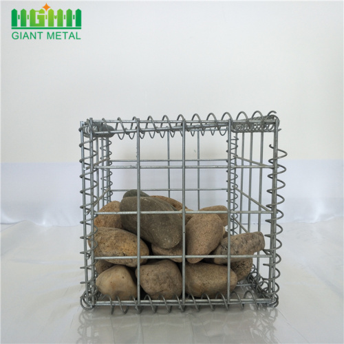 Dilas mesh gabion galfan dilapisi keranjang untuk dijual