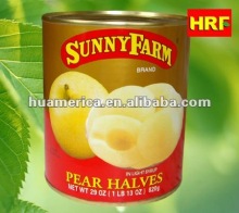 820g/850ml canned pear slices/halves/dices in light syrup