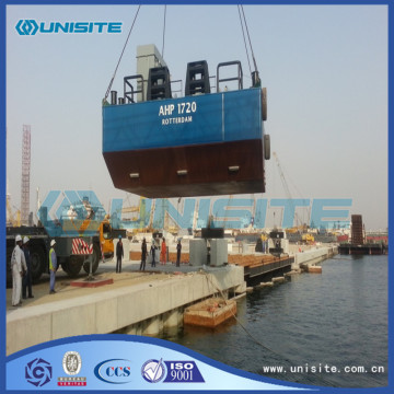 Steel marine floating platforms