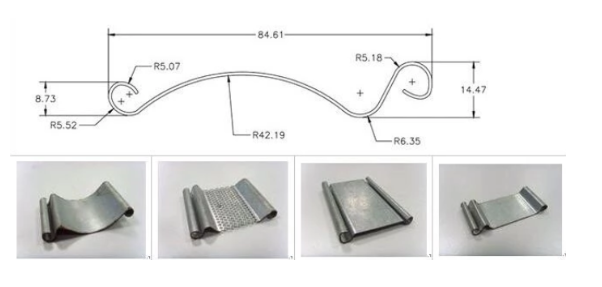 molding roller shutter door roll forming machine