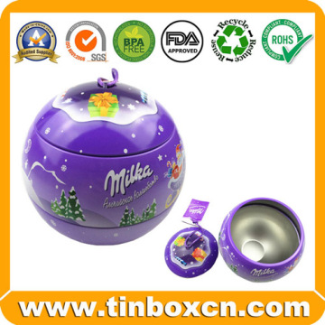 Metal Tin Can Christmas Gift Tin Box