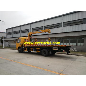 DFAC 4ton Tow Wrecker Veículos montados Guindastes