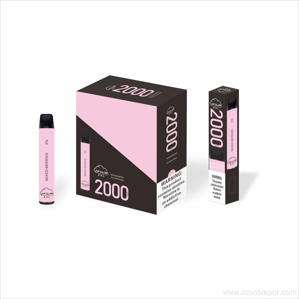 Disposable Electronic Cigarette Vapor 2000 Puffs Malaysia