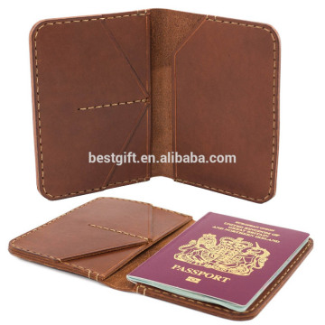 Slim Travel Leather Passport Wallet