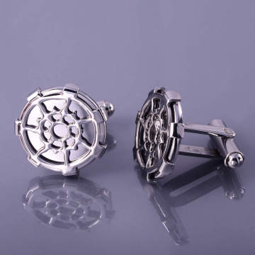 Factory Wholesale Metal Stainless Steel Cufflink New Design Blank