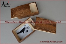 Wooden Photo Storage Gift Box with USB Box Packaging