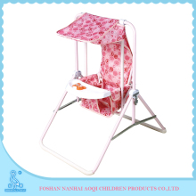 Metal and fabric swing chair 310